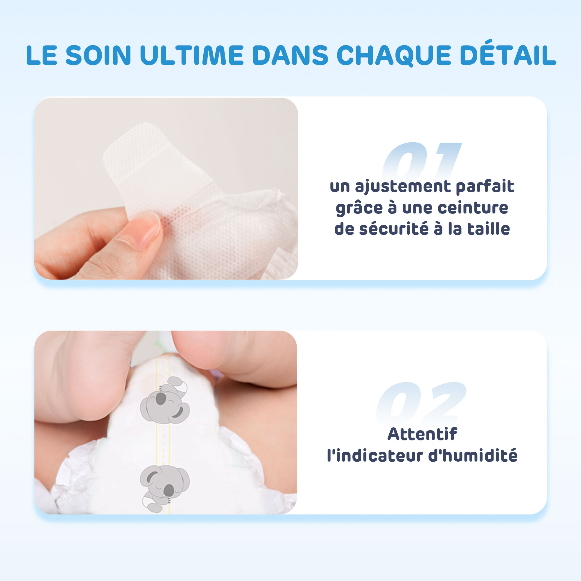 Couche pour Bébé 01 (Emballage maximal）